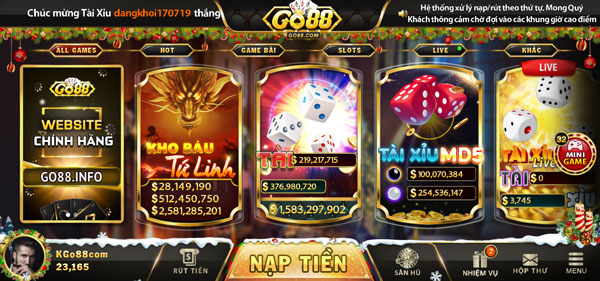 Cổng game Go88 uy tín